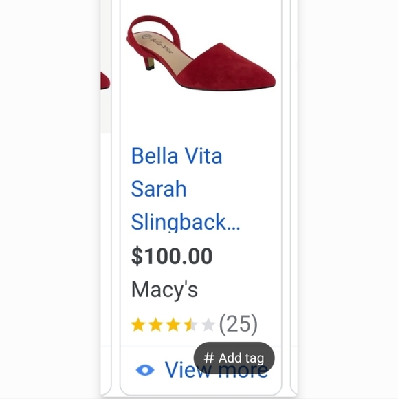Bella-Vita Leather Sling Backs - Picture 7 of 7